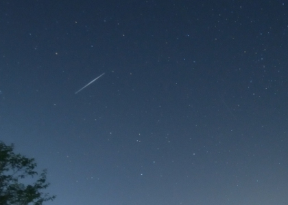 ルセウス座流星群　８月１２日　０３時１０分